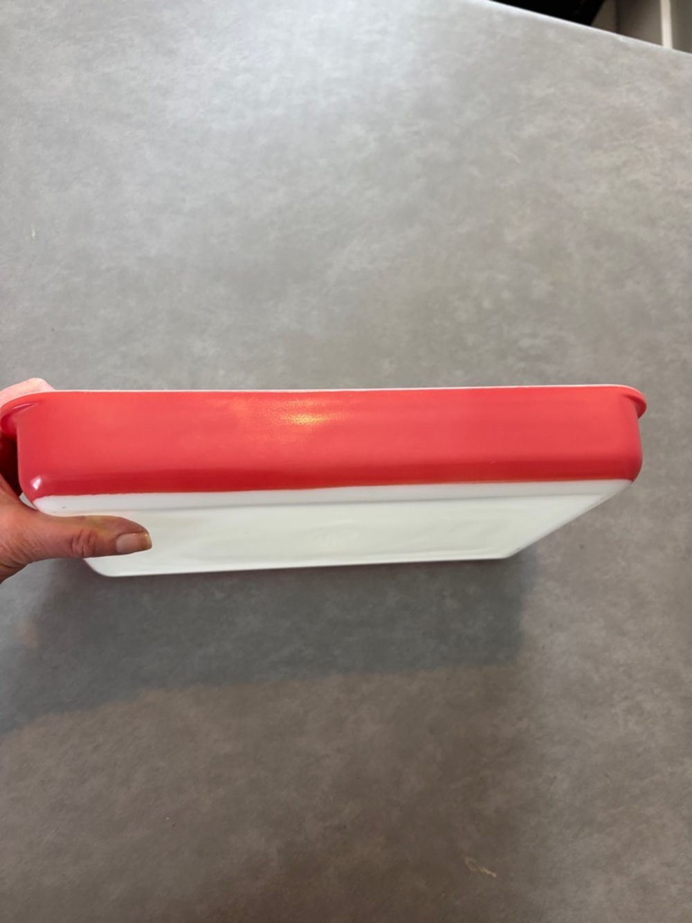 Vintage Pyrex Flamingo 232 2QT Rectangular Baking/Casserole Dish - Picture 6 of 10